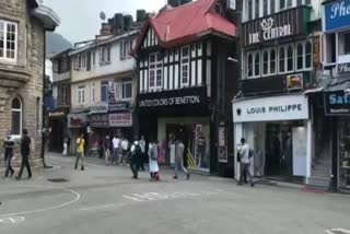 tourists in shimla