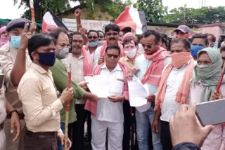 Chhattisgarh Kranti Sena protest