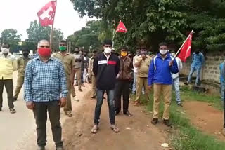 workers protest