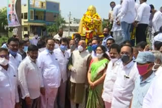 Ex MP Boddepalli Rajagopalarao Statue