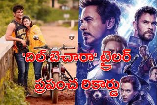 'దిల్​ బెచారా' ట్రైలర్​తో అవెంజర్స్ రికార్డు బ్రేక్