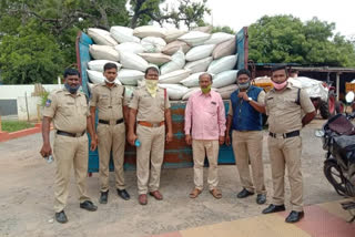 100 quintals ration rice caught in bhadradri kothagudem district