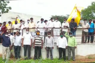 tdp leaders demands to give krishna water to jaggayyapeta