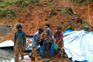 Soil collapse at kodagu