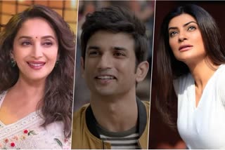 sushmita sen and madhuri dixit lauds dil bechara trailer pens emotional note for sushant