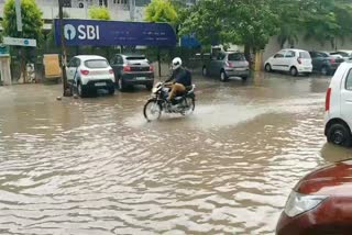 water in Jaipur roads, Jaipur weather news