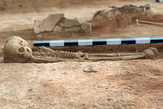 baby skeleton found in keezhadi Archaeological Survey