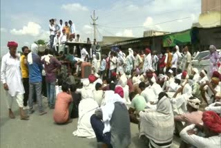 Rajastan farmers who set out for Delhi to protest central policies