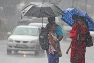 Heavy rainfall is possible in coastal districts