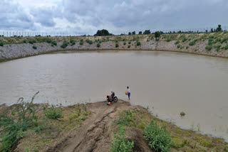 Lake is not using for Binnala village at Koppal