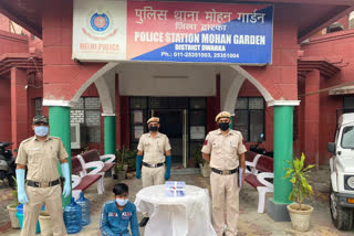 Mohan Garden Police arrested vicious crook