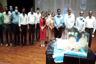 AIIMS Jodhpur  ISCON launch new protection box for health workers  ആരോഗ്യ പ്രവര്‍ത്തകര്‍  സുരക്ഷാ ബോക്‌സ്  എയിംസും ഇസ്‌കോണും  ജോധ്‌പൂര്‍  AIIMS  health workers  protection box