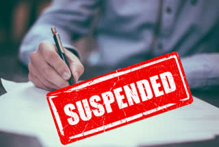 etv bharat Impact: three teachers were suspended from deputy director of the public education department