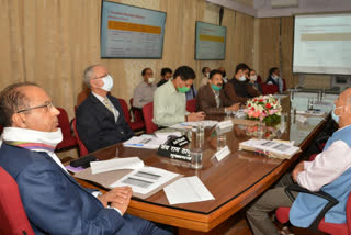 CM Jairam held  review meeting