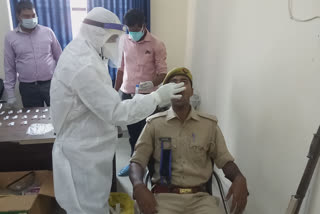 Covid 19 test for all policemen in Kotwali police station