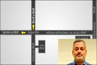 roadmap and last location of most wanted gangster vikas dubey in faridabad