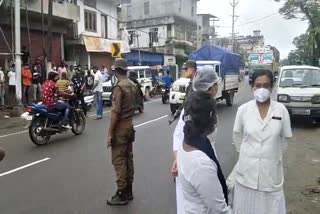 health worker facing problem at the time of swab test in dibrugarh