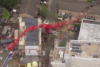 crane collapses in London