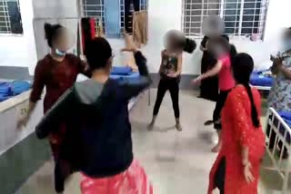 Corona patients made dance in Hospital