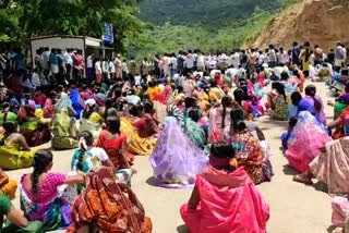 Native protests demanding closing of Madappa temple