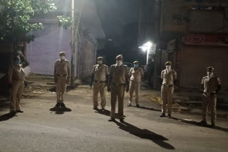 Delhi police is alert on picket and patrolling in Najafgarh