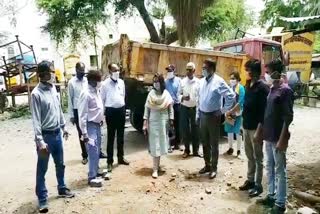 Ratlam Collector taking stock of works