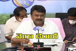 animal asbandary minister srinivas yadav conducted review meeting in hyderabad