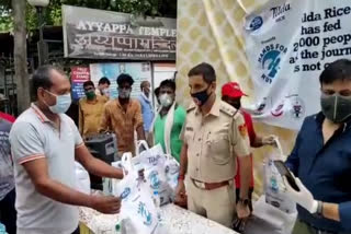 Hands for Humanity organization distributed ration to needy people in RK Puram of Delhi