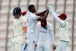 England vs West Indies , 1st Test: Holder, Gabriel strike Half of England team out