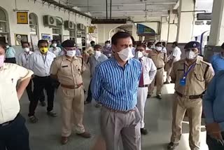 DRM visited Gwalior station