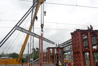 चित्तौड़गढ़ रेलवे स्टेशन पर फुट ओवरब्रिज, Construction of foot overbridge, foot overbridge at Chittorgarh railway station