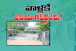 tsrtc employees feeling bad as rtc hospital was left useless in corona times