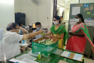 masks and sanitizers distributed in guntur collectorate ordered by collector