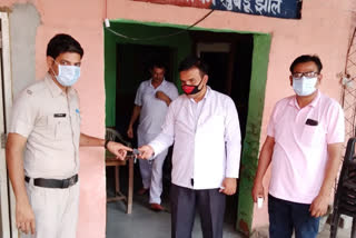 Health check up of 46 police personnel on duty in Gannore