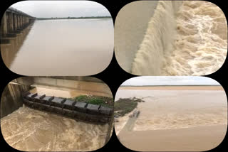 Flood flow is increasing in Godavari at east godavari district