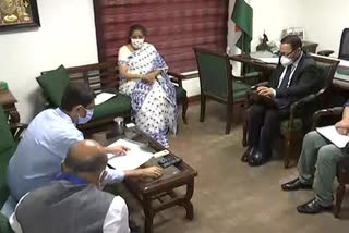 Minister Buggana's delegation meets Union Finance Minister Nirmala Sitharaman