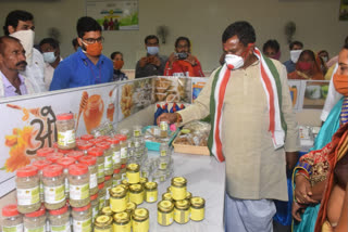 Inauguration of goods manufactured by women