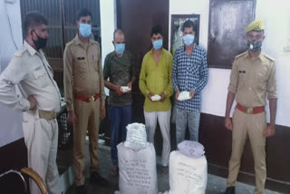 Three smugglers arrested in Noida with 43 kg of Hemp