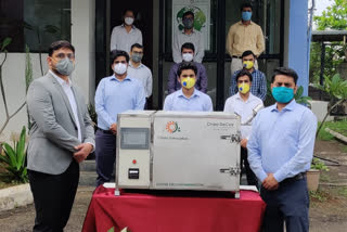 IIT delhi  startup chakra innovation launched ozone based device for mask reuse