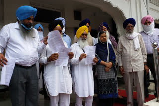 sgpc five members demands impartial inquiry from Akal Takht Conduct probe into missing saroops