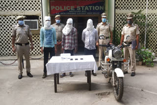 Three accused arrested in New Friends Colony in delhi