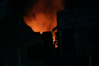 Fire from gas tank