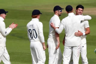 Old habits die hard: James Anderson forgets social distancing guidelines during charged wicket celebration