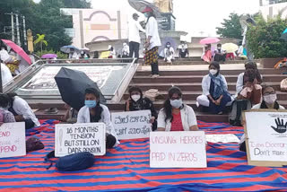 JJM Medical students protest