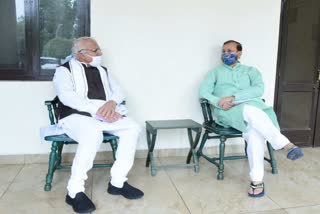 cm manohar lal meet central minister prakash javedakar