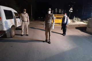 Chhawla police is deployed on continuous picket checking