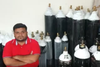 illegal oxygen cylinders seized in hyderabad