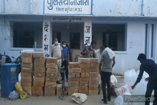 raid on illegal liquor factory