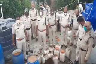 Police raids against illegal liquor