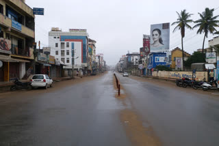 Sunday Lock down in Chikkamagluru